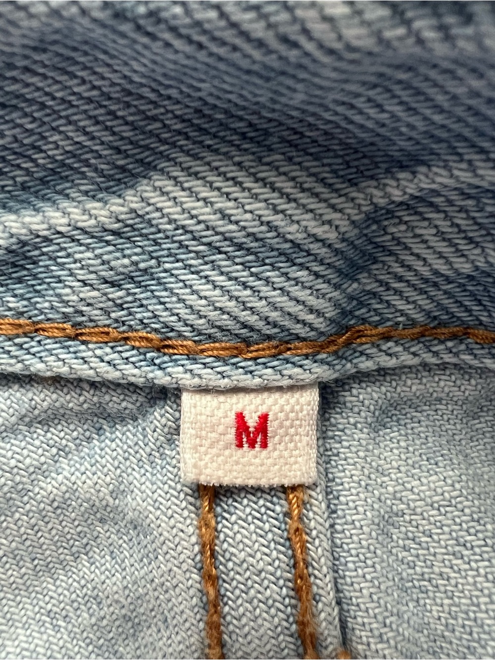 Levis Premium Big E Denim Barrel Legs Baggy Overalls M Cross-back Straps Light - Picture 10 of 13